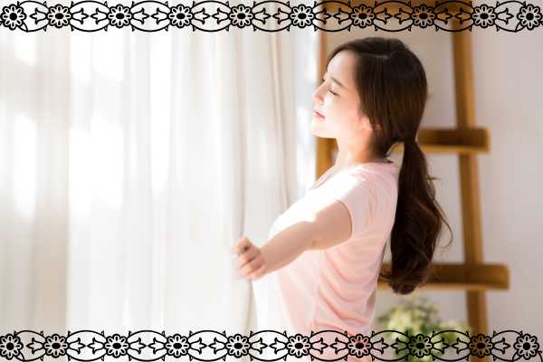 爽やかな表情の女性